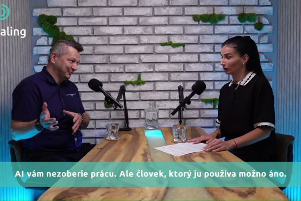 AI vám nevezme prácu. Ale človek, ktorý ju používa možno áno. Hosť: Peter Baumerth